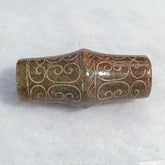 EARLY CHINESE Green JADE BEAD PENDANT  Haitian Jade certificate Provided-4233